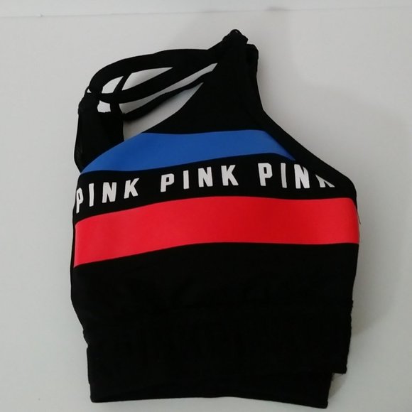 Victoria's Secret PINK Ultimate Sports Bra Size Small Black Red White - Picture 6 of 15